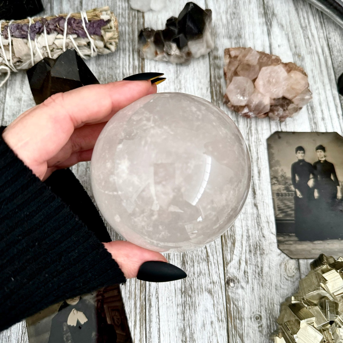 Clear Quartz Crystal Ball / FoxlarkCrystals