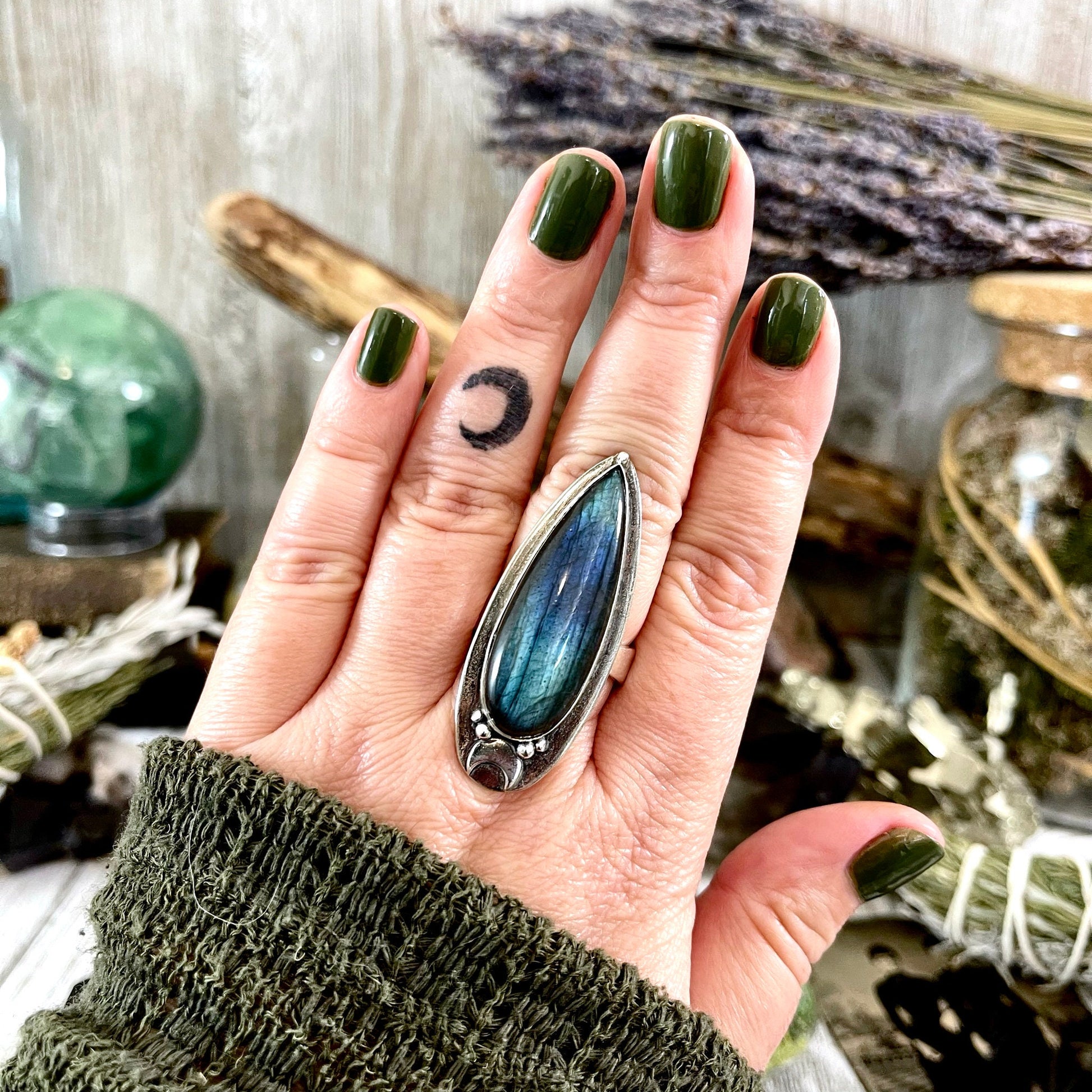 Labradorite Rings Women