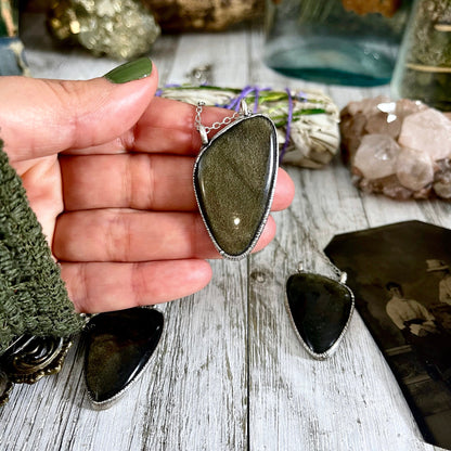 Big Crystal Necklace, Black Stone Jewelry, Black Stone Necklace, Bohemian Jewelry, Crystal Necklace, Crystal Necklaces, Etsy ID: 1138493729, FOXLARK- NECKLACES, Gothic Jewelry, Healing Crystal, Jewelry, Necklaces, Obsidian Jewelry, Obsidian Necklace, Raw