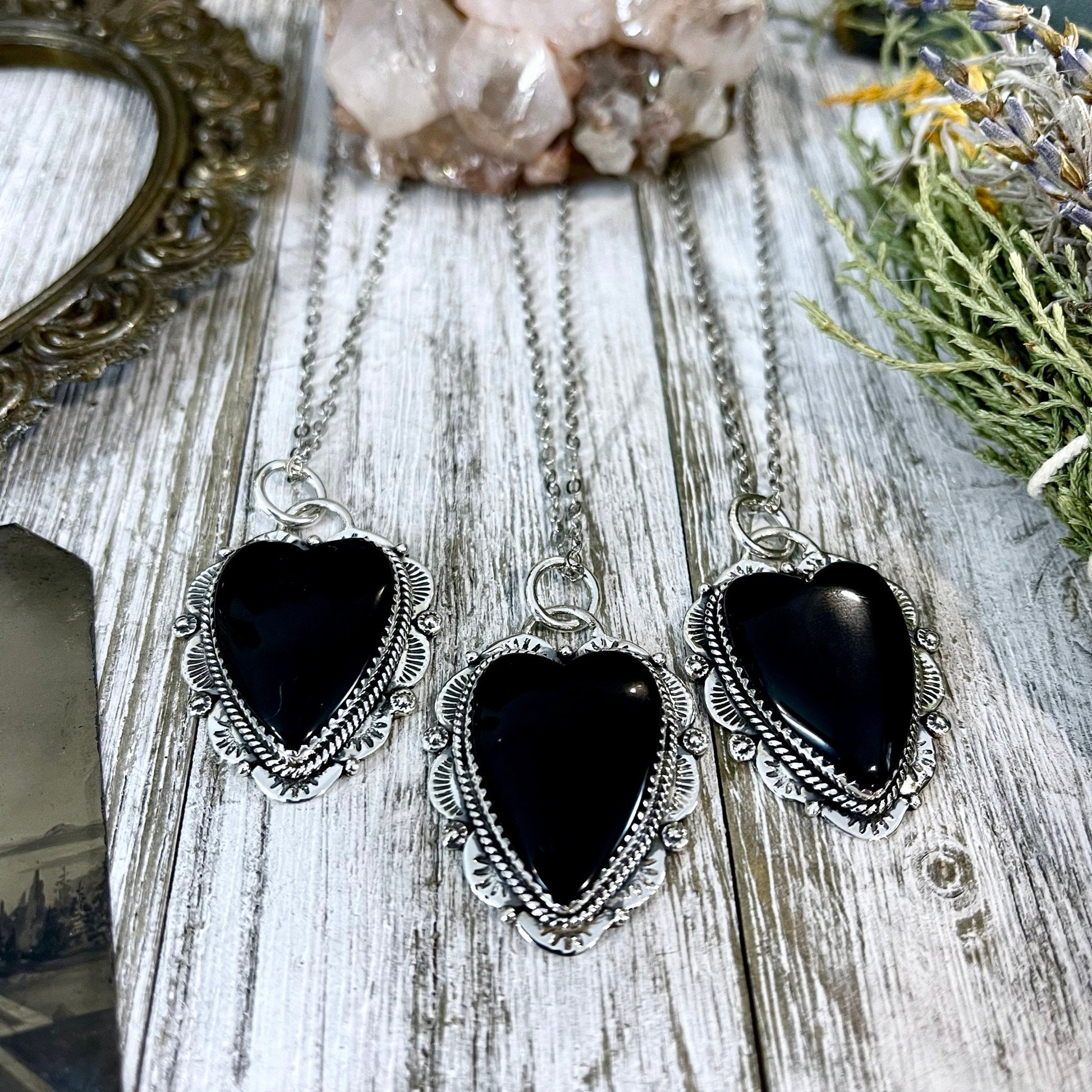 alternative Jewelry, big crystal Necklace, Big Gothic Necklace, Big Silver Necklace, Big Stone Necklace, Bohemian Jewelry, Crystal Necklace, Crystal Necklaces, Crystal Pendant, Etsy ID: 1168836029, FOXLARK- NECKLACES, Gothic Jewelry, Heart Jewelry, Heart