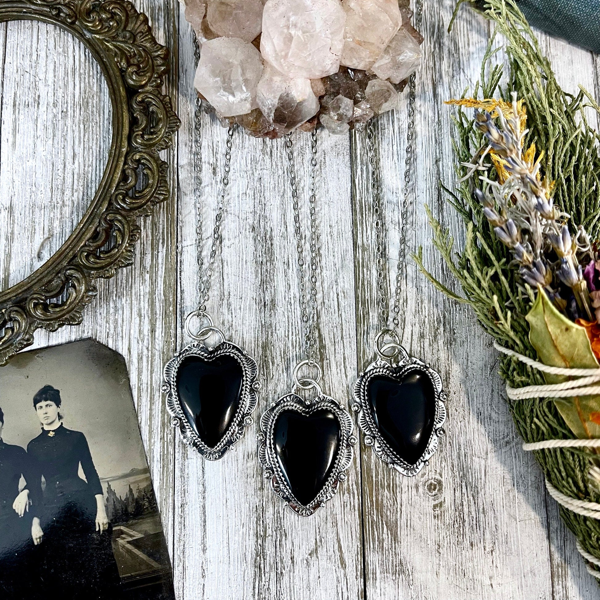 alternative Jewelry, big crystal Necklace, Big Gothic Necklace, Big Silver Necklace, Big Stone Necklace, Bohemian Jewelry, Crystal Necklace, Crystal Necklaces, Crystal Pendant, Etsy ID: 1168836029, FOXLARK- NECKLACES, Gothic Jewelry, Heart Jewelry, Heart