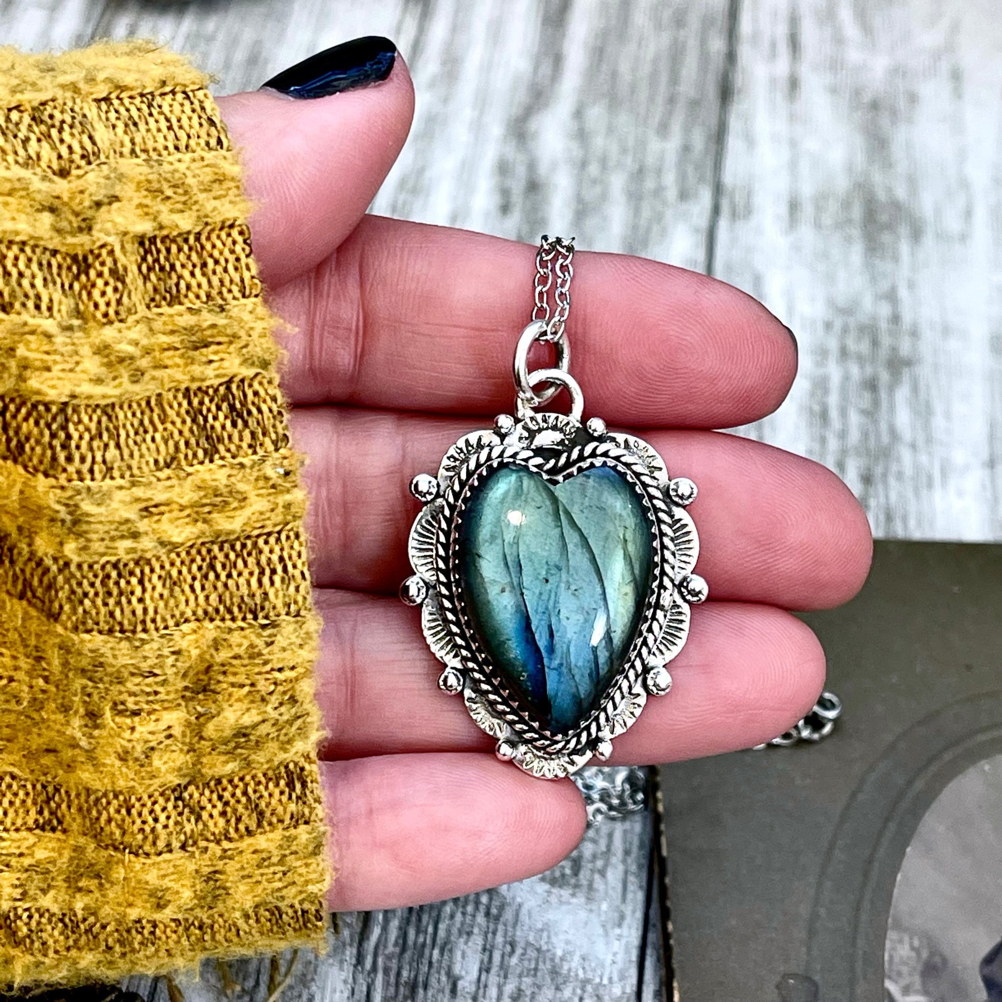 Blue 2025 labradorite jewelry