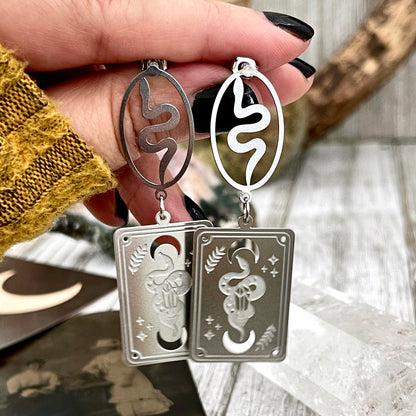 Big Earrings, bohemian earrings, Boho Earrings, Crescent moon, Dangle & Drop Earrings, Dangly Earrings, Earrings, Etsy ID: 1470831210, Geometric Earrings, Hoop Earrings, Jewelry, Long Earrings, Silver Earrings, Wholesale, Witchy Earrings