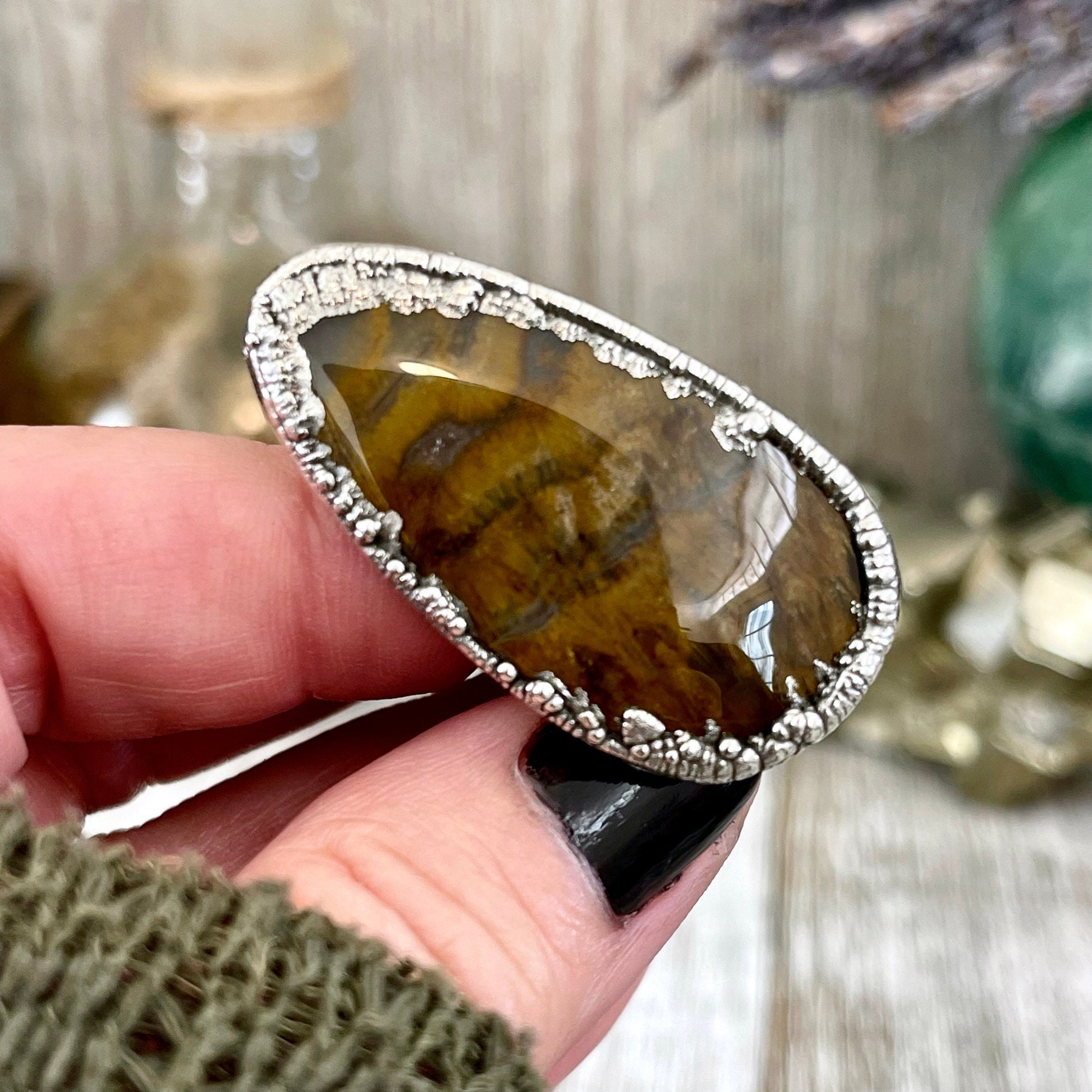 Big Bold Jewelry, Big Crystal Ring, Big Silver Ring, Big Statement Ring, Big Stone Ring, Bohemian Jewelry, Etsy ID: 1546617416, FOXLARK- RINGS, Jewelry, Large Crystal Ring, Natural stone ring, Rings, silver crystal ring, Silver Jewelry, Silver Ring, Slive