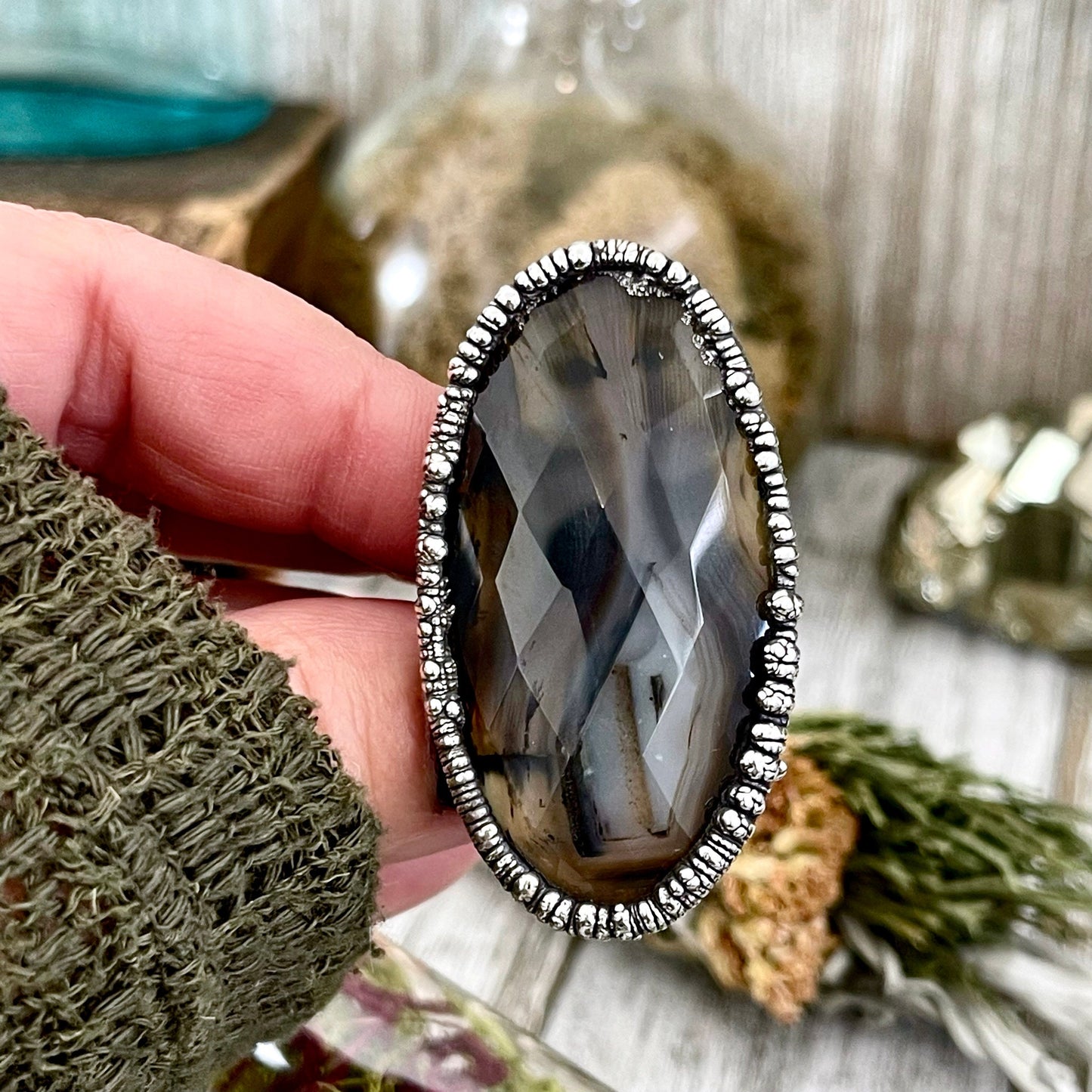 Big Bold Jewelry, Big Crystal Ring, Big Silver Ring, Big Statement Ring, Big Stone Ring, Bohemian Jewelry, Etsy ID: 1517216178, FOXLARK- RINGS, Jewelry, Large Boho Ring, Large Crystal Ring, Natural stone ring, Rings, silver crystal ring, Silver Jewelry, S